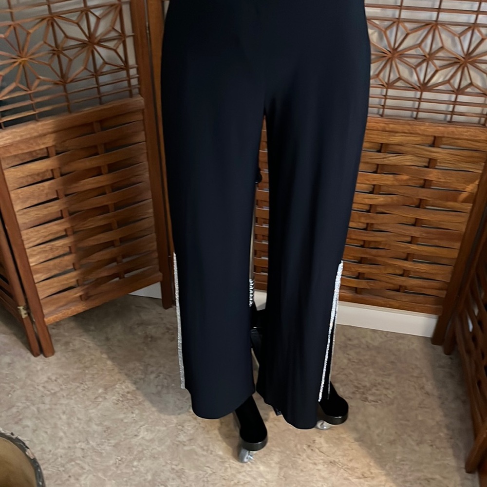 Joseph Ribkoff Amelia Wide Leg Bejeweled  Split Leg